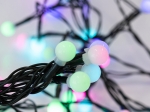 ΣΕΙΡΑ, 40 LED 5MM, 4,5V, ΛΕΥΚΕΣ ΜΠΑΛΕΣ, ΜΕ ΜΕΤΑΣΧΗΜΑΤΙΣΤΗ, ΠΡΑΣΙΝΟ ΚΑΛΩΔΙΟ, RGB, MULTI LED ΑΝΑ 10CM, ΠΡΟΕΚΤΑΣΗ ΠΑΡΟΧΗΣ 300CM, IP44 | MAGIC CHRISTMAS