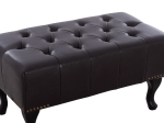ΤΑΜΠΟΥΡΕ ΥΠΟΠΟΔΙΟ T.CHESTERFIELD EMMA HM226.01 PU 80x44x39Y εκ.ΣΚ.ΚΑΦΕ