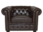 ΠΟΛΥΘΡΟΝΑ T.CHESTERFIELD POLINA HM3011.01 PU ΣΚΟΥΡΟ ΚΑΦΕ 110x90x73Yεκ.