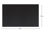 ΕΠΙΦΑΝΕΙΑ ΤΡΑΠΕΖΙΟΥ WERZALIT 120Χ70Χ3.5εκ.ΣΕ WENGE ΧΡΩΜΑ HM5232.03