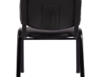 ΚΑΡΕΚΛΑ JANISHA HM1010.01 ΜΕ ΔΕΡΜΑΤΙΝΗ PU ΜΑΥΡΟ 553,5x59x77 εκ.