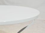 ΤΡΑΠΕΖΙ LIZA HM5632.02 ΛΕΥΚΟ ΠΑΡΑΔΟΣΙΑΚΟ ΜΕΤΑΛΛΙΚΟ ΛΑΜΑΡΙΝΑ Φ60Χ73Υεκ.
