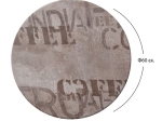ΕΠΙΦΑΝΕΙΑ ΤΡΑΠΕΖΙΟΥ 710 WERZALIT Φ60Χ2.5εκ. ΣΕ COFFEE BROWN ΧΡΩΜΑ HM5227.06