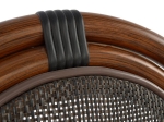 ΚΑΡΕΚΛΑ ΑΛΟΥΜΙΝΙΟΥ KASON BAMBOO LOOK ΚΑΦΕ ΜΕ TEXTLINE 40,5x56,5x89,5 εκ. HM5026