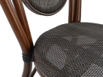 ΚΑΡΕΚΛΑ ΑΛΟΥΜΙΝΙΟΥ KASON BAMBOO LOOK ΚΑΦΕ ΜΕ TEXTLINE 40,5x56,5x89,5 εκ. HM5026