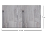 ΕΠΙΦΑΝΕΙΑ ΤΡΑΠΕΖΙΟΥ WERZALIT 120Χ70Χ3.5εκ. ΣΕ WHITE BLOCK ΧΡΩΜΑ HM5232.07