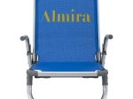 ΚΑΡΕΚΛΑΚΙ ΠΑΡΑΛΙΑΣ ΨΗΛΗ ΠΛΑΤΗ ALMIRA HM5053.01 ΒΑΡΕΩΣ ΤΥΠΟΥ ΜΠΛΕ ΑΛΟΥΜΙΝΙΟΥ 56x70x66 cm.