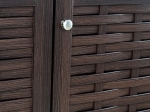 ΠΑΠΟΥΤΣΟΘΗΚΗ-ΝΤΟΥΛΑΠΙ 3 ΠΟΡΤΕΣ IGGY HM2211.01 WENGE 114Χ34Χ68εκ.