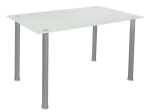 ΣΕΤ ΤΡΑΠΕΖΑΡΙΑ 5 ΤΜΧ ΤΡΑΠΕΖΙ ALAN 120Χ70Χ75 cm-KIM ΛΕΥΚΕΣ HM10062.01