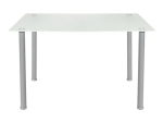 ΣΕΤ ΤΡΑΠΕΖΑΡΙΑ 5 ΤΜΧ ΤΡΑΠΕΖΙ ALAN 120Χ70Χ75 cm-KIM ΛΕΥΚΕΣ HM10062.01