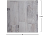 ΕΠΙΦΑΝΕΙΑ ΤΡΑΠΕΖΙΟΥ WERZALIT 60Χ60Χ3.5εκ.  ΣΕ WHITE BLOCK ΧΡΩΜΑ HM5229.07