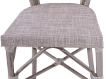ΣΚΑΜΠΩ ΑΛΟΥΜΙΝΙΟΥ BAMBOO LOOK ΠΑΤΙΝΑ ΛΕΥΚΟ ΜΕ TEXTLINE HM5110 41x52x116 εκ.