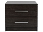 ΚΟΜΟΔΙΝΟ ΜΕΛΑΜΙΝΗΣ CHELSEA HM2220.01 ZEBRANO 48X40,5X41,5 εκ.