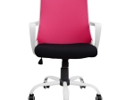ΚΑΡΕΚΛΑ ΓΡΑΦΕΙΟΥ MALFOI HM1053.05 ΡΟΖ MESH & ΠΟΔΙ ΜΕΤΑΛΛΙΚΟ 58x59x103 εκ.