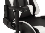 ΚΑΡΕΚΛΑ ΓΡΑΦΕΙΟΥ GAMING HM1062.04 SPEED ΜΑΥΡΟ ΛΕΥΚΟ PU 68,5x71,5x133,5 cm