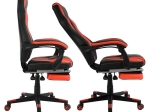 ΚΑΡΕΚΛΑ ΓΡΑΦΕΙΟΥ GAMING HM1064.01 SPEED ΜΑΥΡΟ ΚΟΚΚΙΝΟ & ΥΠΟΠΟΔΙΟ 72x76,5x123,5 cm