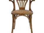 ΚΑΡΕΚΛΑ ΞΥΛΙΝΗ Τ.ΒΙΕΝΝΗΣ ANTIQUE ΦΥΣΙΚΟ HM0180.01 ΜΕ ΨΑΘΑ 58,5x49,5x77 εκ.
