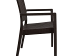 ΠΟΛΥΘΡΟΝΑ ΠΟΛΥΠΡΟΠΥΛΕΝΙΟΥ ΒΑΡΕΩΣ ΤΥΠΟΥ KAGANU DARK BROWN HM5134.09 57x55,5x89 εκ.