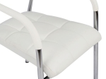 ΚΑΡΕΚΛΑ ΓΡΑΦΕΙΟΥ ΕΠΙΣΚΕΠΤΟΥ OBERON HM1018.02 ΑΣΠΡΟ PU 51x52x88Yεκ.
