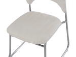 ΚΑΡΕΚΛΑ QUENTI HM1071.02 ΛΕΥΚΗ 52x60x85 εκ.