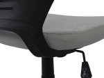 ΚΑΡΕΚΛΑ ΓΡΑΦΕΙΟΥ ANIVIA HM1073.21 ΓΚΡΙ & ΣΚΕΛΕΤΟ ΜΑΥΡΟ 64x61x127 cm