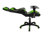 ΠΟΛΥΘΡΟΝΑ GAMING RACING HM1056.03 ΜΑΥΡΟ - ΠΡΑΣΙΝΟ PU 67x70x134 εκ.