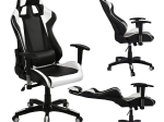 ΠΟΛΥΘΡΟΝΑ GAMING ZAYN HM1056.04 ΜΑΥΡΟ-ΛΕΥΚΟ PU 67x70x134 cm