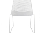 ΚΑΡΕΚΛΑ ΜΕΤΑΛΛΙΚΗ MESH ΛΕΥΚΗ URANIA HM8011.02 56x58,5x86cm