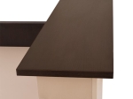 ΓΡΑΦΕΙΟ ΥΠΟΔΟΧΗΣ DALTON HM2068.01 ΜΕΛΑΜΙΝΗ ΣΕ WENGE-ΜΠΕΖ 240x80x106Υεκ.