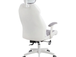 ΚΑΡΕΚΛΑ ΓΡΑΦΕΙΟΥ SALENA HM1086.10 ΣΕ ΓΚΡΙ ΛΕΥΚΟ ΧΡΩΜΑ 65x73x130 εκ.