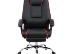 ΚΑΡΕΚΛΑ ΓΡΑΦΕΙΟΥ GAMING AMATA ΜΕ ΥΠΟΠΟΔΙΟ HM1089.01 ΜΑΥΡΗ ΚΟΚΚΙΝΗ 64x68x128 cm