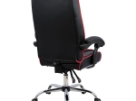 ΚΑΡΕΚΛΑ ΓΡΑΦΕΙΟΥ GAMING AMATA ΜΕ ΥΠΟΠΟΔΙΟ HM1089.01 ΜΑΥΡΗ ΚΟΚΚΙΝΗ 64x68x128 cm