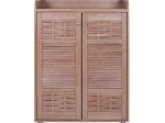 ΠΑΠΟΥΤΣΟΘΗΚΗ-ΝΤΟΥΛΑΠΙ KAILENA ΞΥΛΙΝΗ HM2230.02 SONAMA 77X40,5X122εκ.