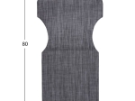 ΜΑΞΙΛΑΡΙ TEXTILENE 600gr/m2 2X1 ΓΚΡΙ ΓΙΑ ΠΟΛΥΘΡΟΝΑ ΣΚΗΝΟΘΕΤΗ HM5272.10 46.5Χ53Χ80Υεκ.