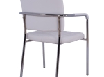 ΚΑΡΕΚΛΑ QUESTA ΜΕ ΜΠΡΑΤΣΑ HM1070.02 ΛΕΥΚΗ 56,5x59x85 cm