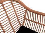 ΠΟΛΥΘΡΟΝΑ ΜΕ ΜΑΞΙΛΑΡΙ ΜΕΤΑΛΛΙΚΗ ALLEGRA HM5450 ΜΕ WICKER ΜΠΕΖ 57,5x59x81Υ εκ.