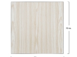 ΕΠΙΦΑΝΕΙΑ ΤΡΑΠΕΖΙΟΥ ΑΠΟ MDF 70Χ70 εκ. HM8438.03 ΔΡΥΣ ΜΑΥΡΟ