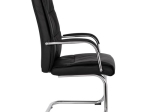 ΠΟΛΥΘΡΟΝΑ JACOB HM1045.11 ΜΑΥΡΟ PU ΜΕ ΒΑΣΗ ΧΡΩΜΙΟΥ 57x66,5x102 cm