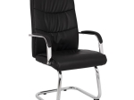 ΠΟΛΥΘΡΟΝΑ JACOB HM1045.11 ΜΑΥΡΟ PU ΜΕ ΒΑΣΗ ΧΡΩΜΙΟΥ 57x66,5x102 cm