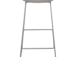 ΣΚΑΜΠΟ ΜΕΤΑΛΛΙΚΟ NAILA HM8450.10 ΜΕ ΚΑΘΙΣΜΑ PP ΓΚΡΙ 47x47x83 εκ.