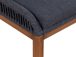 ΚΑΡΕΚΛΑ ΑΛΟΥΜΙΝΙΟΥ SOLEIL BAMBOO LOOK ΜΕ ΣΧΟΙΝΙ ΓΚΡΙ HM5547.01 56x60x83 cm.