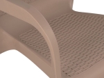 ΠΟΛΥΘΡΟΝΑ ΠΟΛΥΠΡΟΠΥΛΕΝΙΟΥ RATTAN ΠΟΔΙ ALU HM5591.02 ΚΑΠΟΥΤΣΙΝΟ 60x60x82 cm