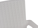 ΠΟΛΥΘΡΟΝΑ ΠΟΛΥΠΡΟΠΥΛΕΝΙΟΥ RATTAN HM5590.04 ΧΡΩΜΑ ΛΕΥΚΟ 58x55x87 cm.