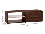 ΣΥΝΘΕΣΗ ΤΗΛΕΟΡΑΣΗΣ AMALFI ΚΑΡΥΔΙ-ΜΠΕΖ HM2320.03 160x35,5x180εκ.