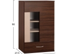 ΣΥΝΘΕΣΗ ΤΗΛΕΟΡΑΣΗΣ AMALFI ΚΑΡΥΔΙ-ΜΠΕΖ HM2320.03 160x35,5x180εκ.