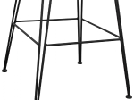 ΣΚΑΜΠΟ ΜΕΤΑΛΛΙΚΟ ΜΕ ΜΑΞΙΛΑΡΙ ALLEGRA HM5640 ΜΕ WICKER ΣΕ ΜΠΕΖ ΑΠΟΧΡΩΣΗ 54x61x109 εκ.
