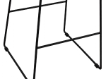 ΣΚΑΜΠΟ ΜΕΤΑΛΛΙΚΟ ALLEGRA HM5641 ΜΕ WICKER ΣΕ ΜΠΕΖ ΑΠΟΧΡΩΣΗ 49x50x76 εκ.