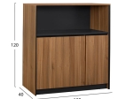 ΝΤΟΥΛΑΠΙ ΓΡΑΦΕΙΟΥ SUPREME 120Χ40Χ120 HM2358