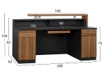 ΕΠΑΓΓΕΛΜΑΤΙΚΟ ΓΡΑΦΕΙΟ ΥΠΟΔΟΧΗΣ SUPREME 200Χ62Χ104 HM2362