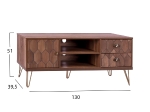 ΕΠΙΠΛΟ TV PHILIPPA HM8674 ΣΕ ΚΑΡΥΔΙ ΑΠΟΧΡΩΣΗ ΜΕ ΧΡΥΣΟ 130x39,5x51Y εκ.